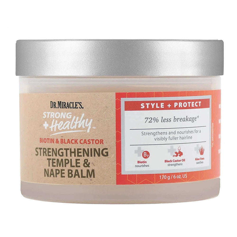 Dr. Miracle's Strong and Healthy Hair Strengthening Temple And Nape Balm, 6 Oz